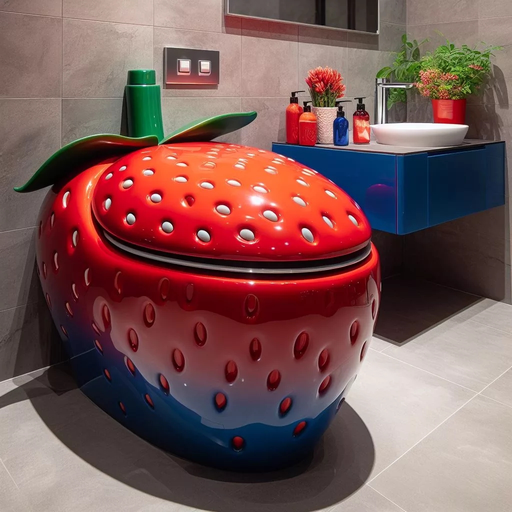 Innovation in the Throne Room: Fruit-Shaped Toilets Redefine Bathroom Aesthetics