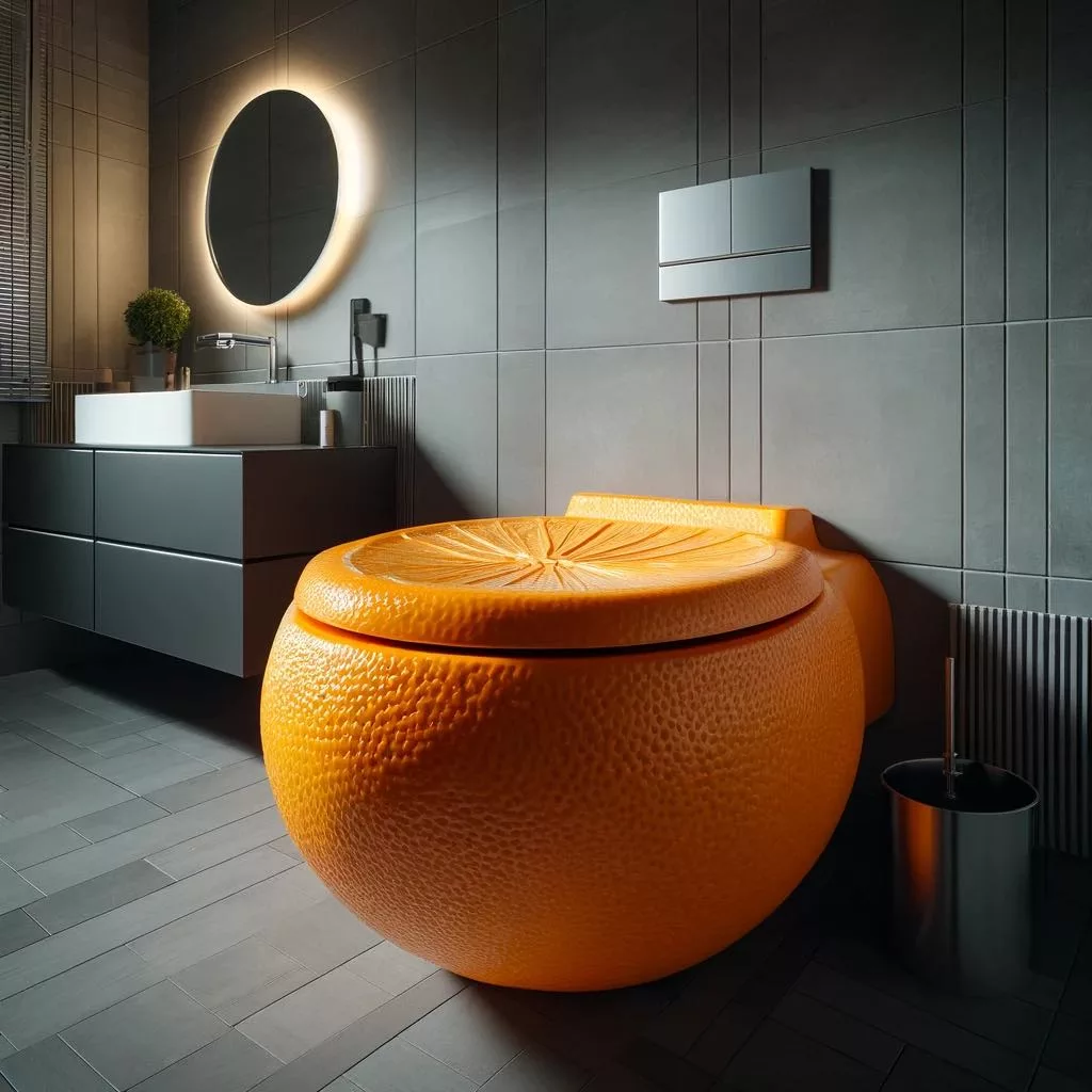 Whimsical and Functional: Exploring the Practicality of Fruit-Shaped Toilets