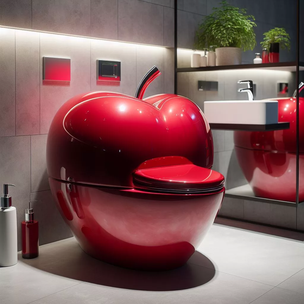 The Art of Toilet Design: A Fruity Twist