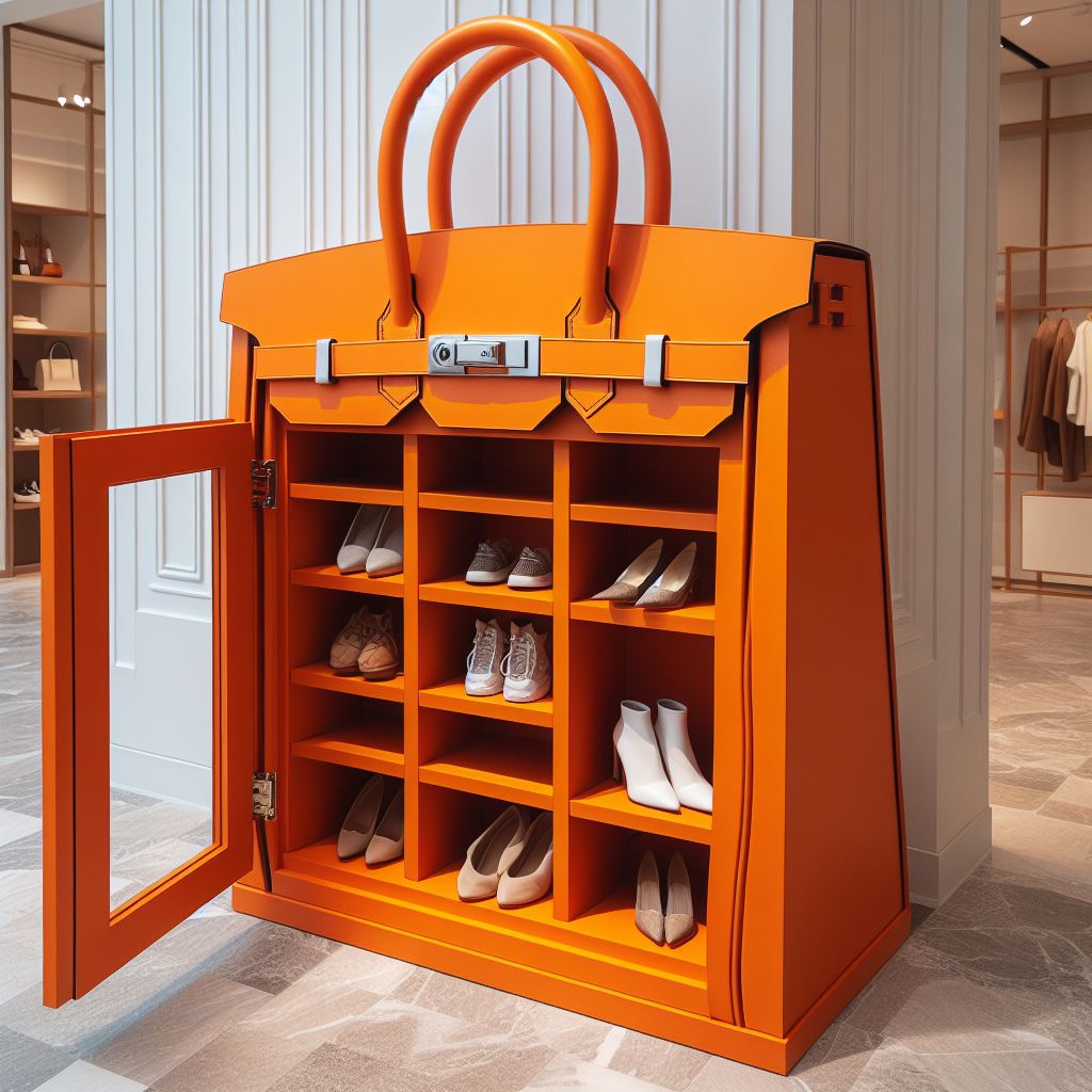 Handbag Shaped Shoe Cabinet: A Unique and Creative Storage Solution