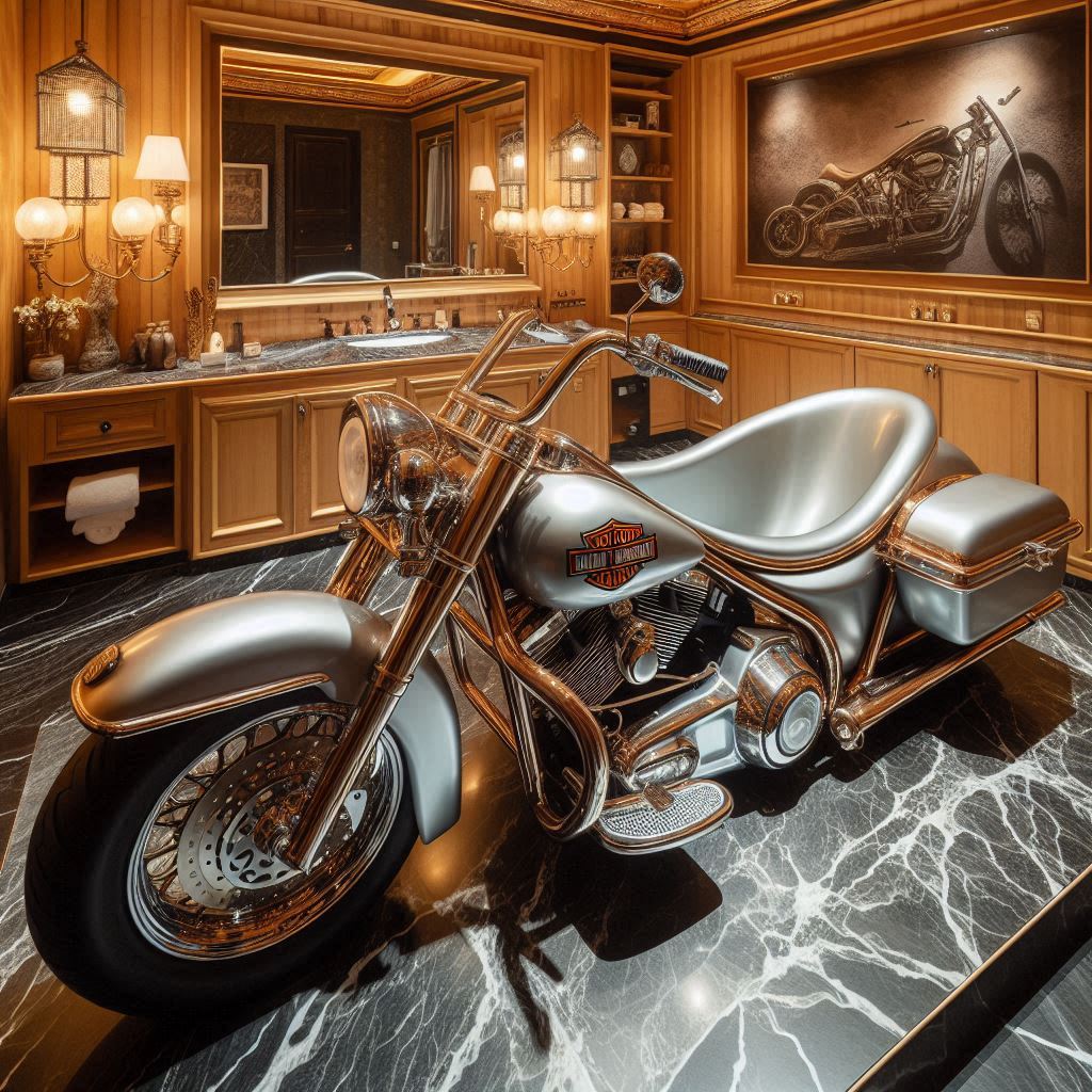 Indulge in Luxury: Bathtubs Inspired by Harley Davidson