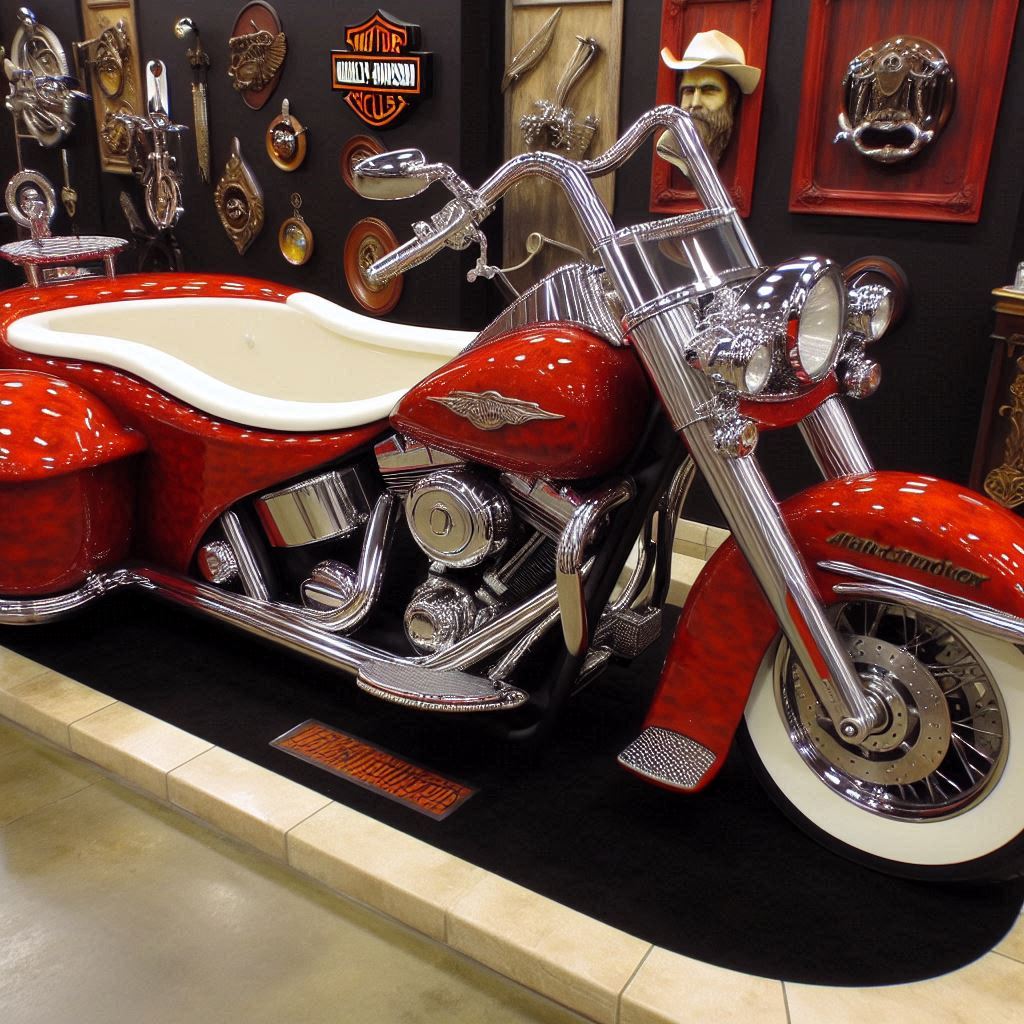 Ride into Relaxation: Harley Davidson Bathtubs