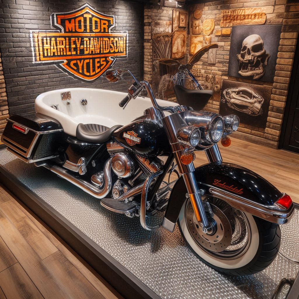 From the Road to the Bathroom: Harley Davidson Bathtubs