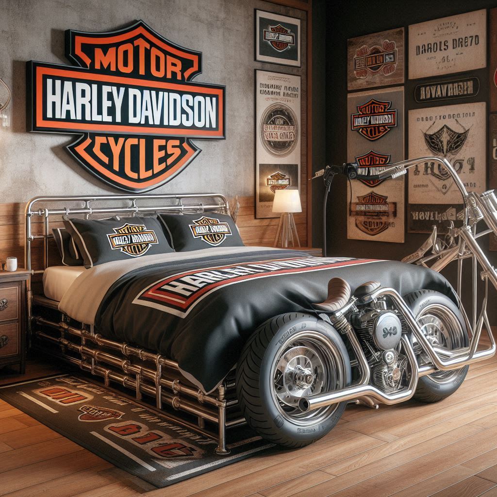 Tips for Decorating a Bedroom with a Harley Davidson Bed