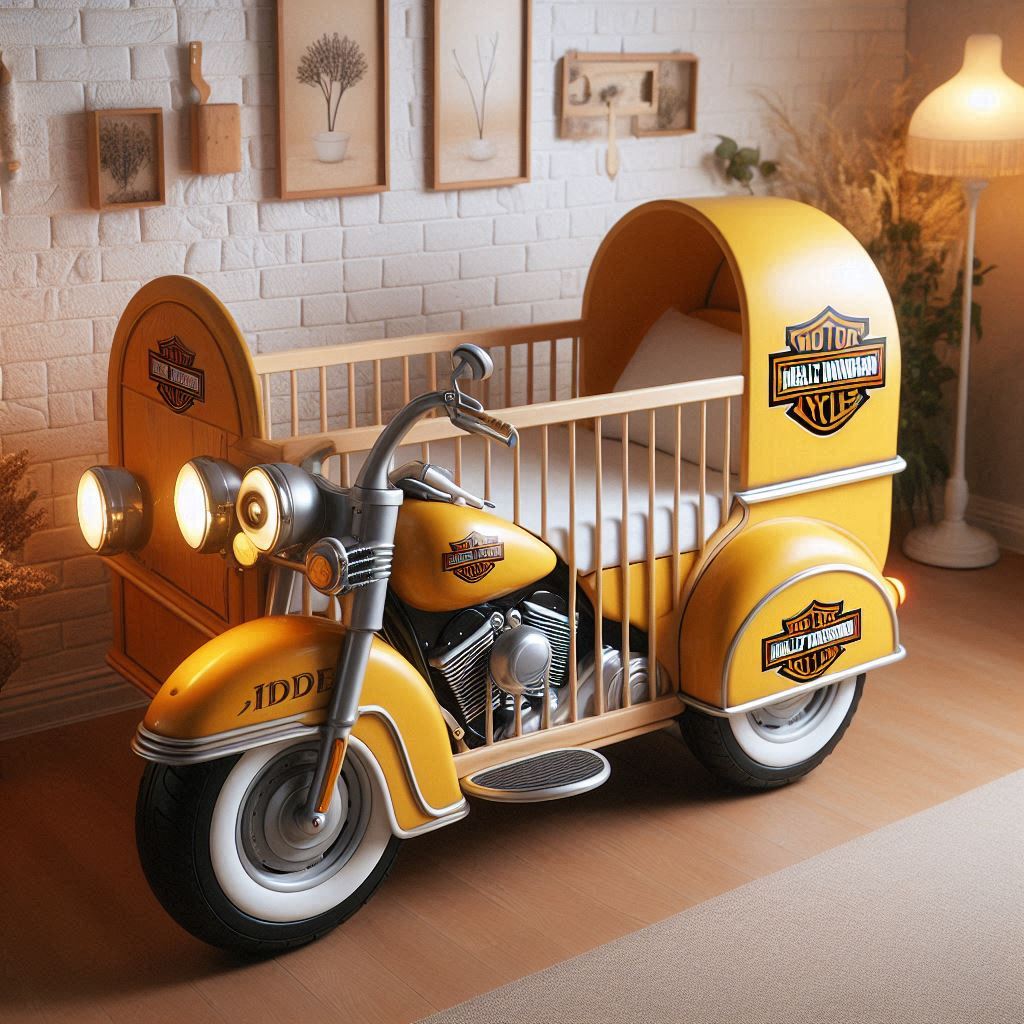 Harley Davidson Themed Nursery Decor Ideas to Complement Your Baby's Crib