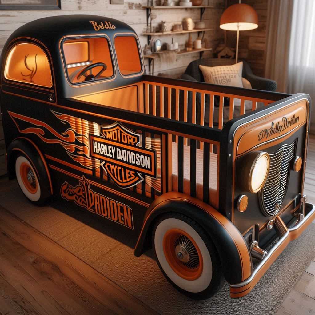 Creating a Safe and Stylish Nursery with a Harley Davidson Inspired Baby Crib