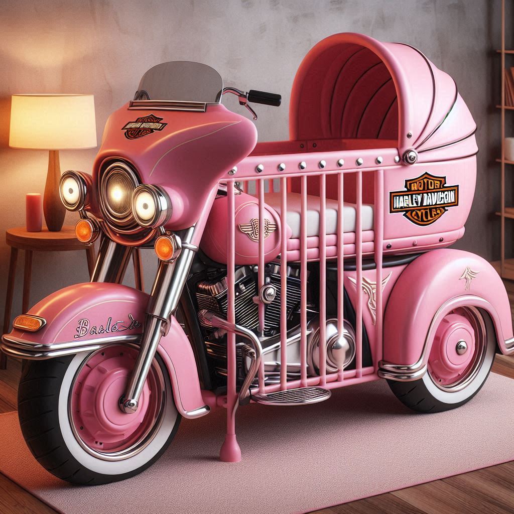 Keeping the Spirit of Adventure Alive with a Harley Davidson Inspired Baby Crib