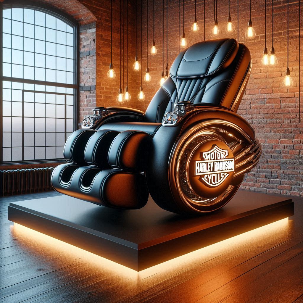 4. Cruising in Comfort: Why Harley Davidson Massage Chairs Are the Perfect Addition to Your Living Space