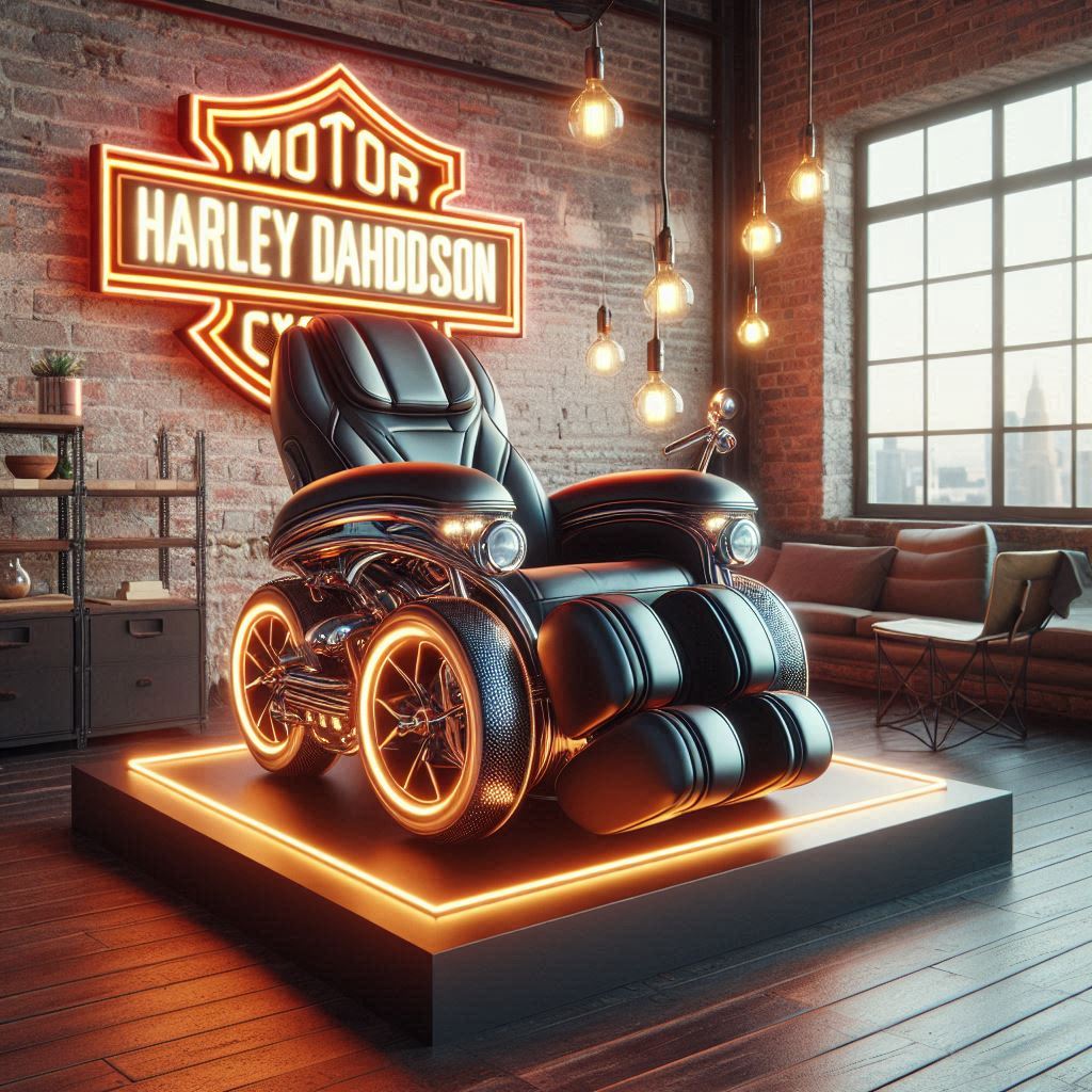 7. Ride into Relaxation: How Harley Davidson Massage Chairs Can Improve Your Well-Being