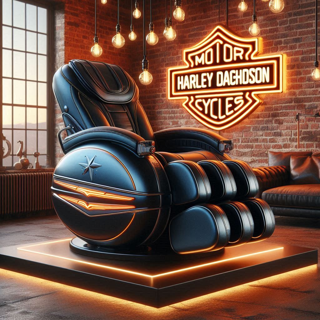 4. Cruising in Comfort: Why Harley Davidson Massage Chairs Are the Perfect Addition to Your Living Space