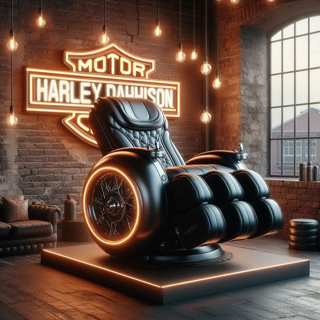 6. Sleek Style, Ultimate Comfort: The Aesthetics of Harley Davidson Massage Chairs