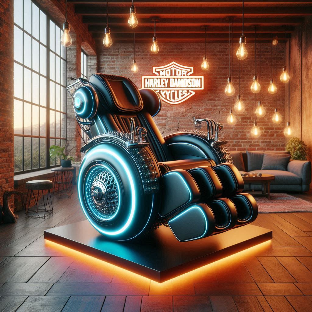 8. The Harley Davidson Experience: Unveiling the World of High-End Massage Chairs