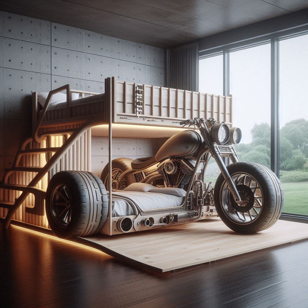 The Growing Popularity of Harley Davidson Motor Bunk Beds in Home Decor