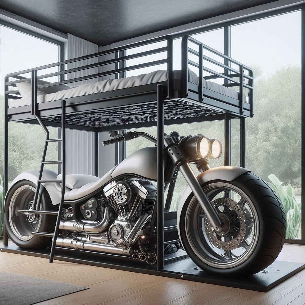 Customizing Your Child's Room with a Harley Davidson Motor Bunk Bed Theme