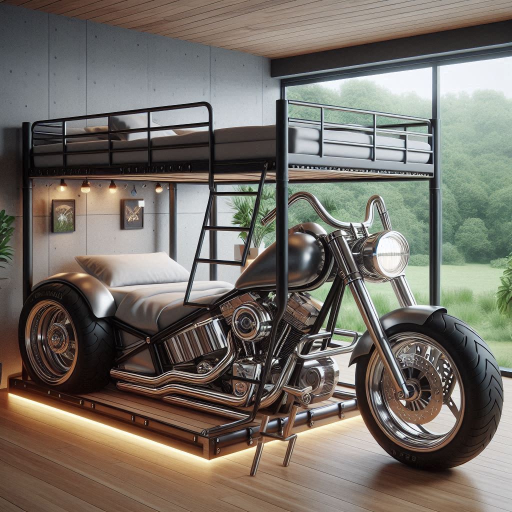 The Evolution of Harley Davidson Motor Bunk Bed Designs