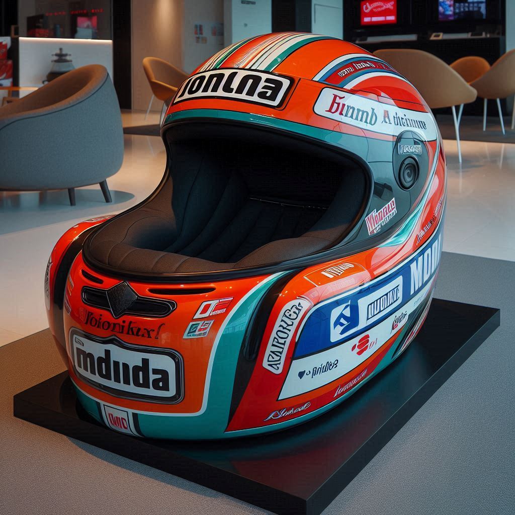 A Revolutionary Fusion: Exploring the Concept of Motorbike Helmet Inspired Chairs