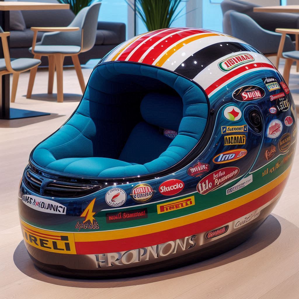 From Track to Home: The Evolution of Motorbike Helmet Aesthetics in Chair Design