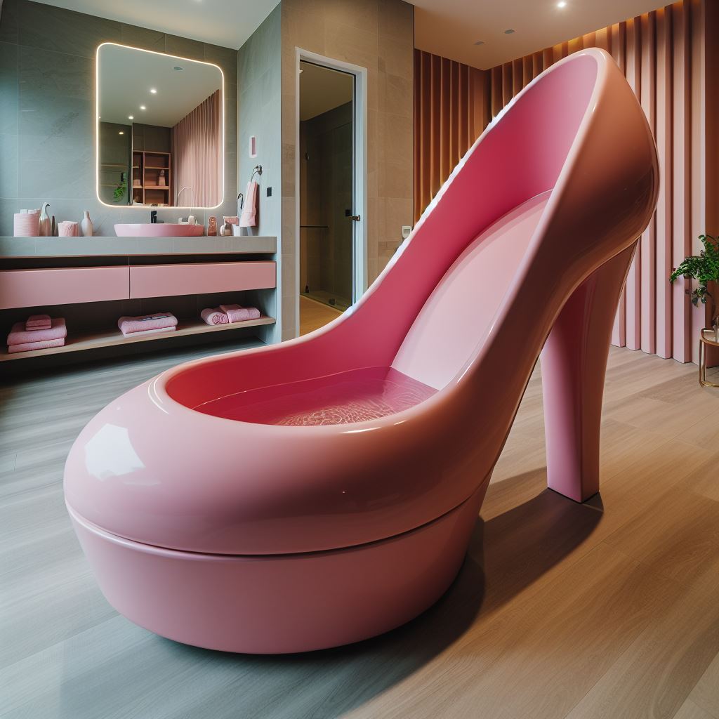 How to Style a Bathtub with High Heels