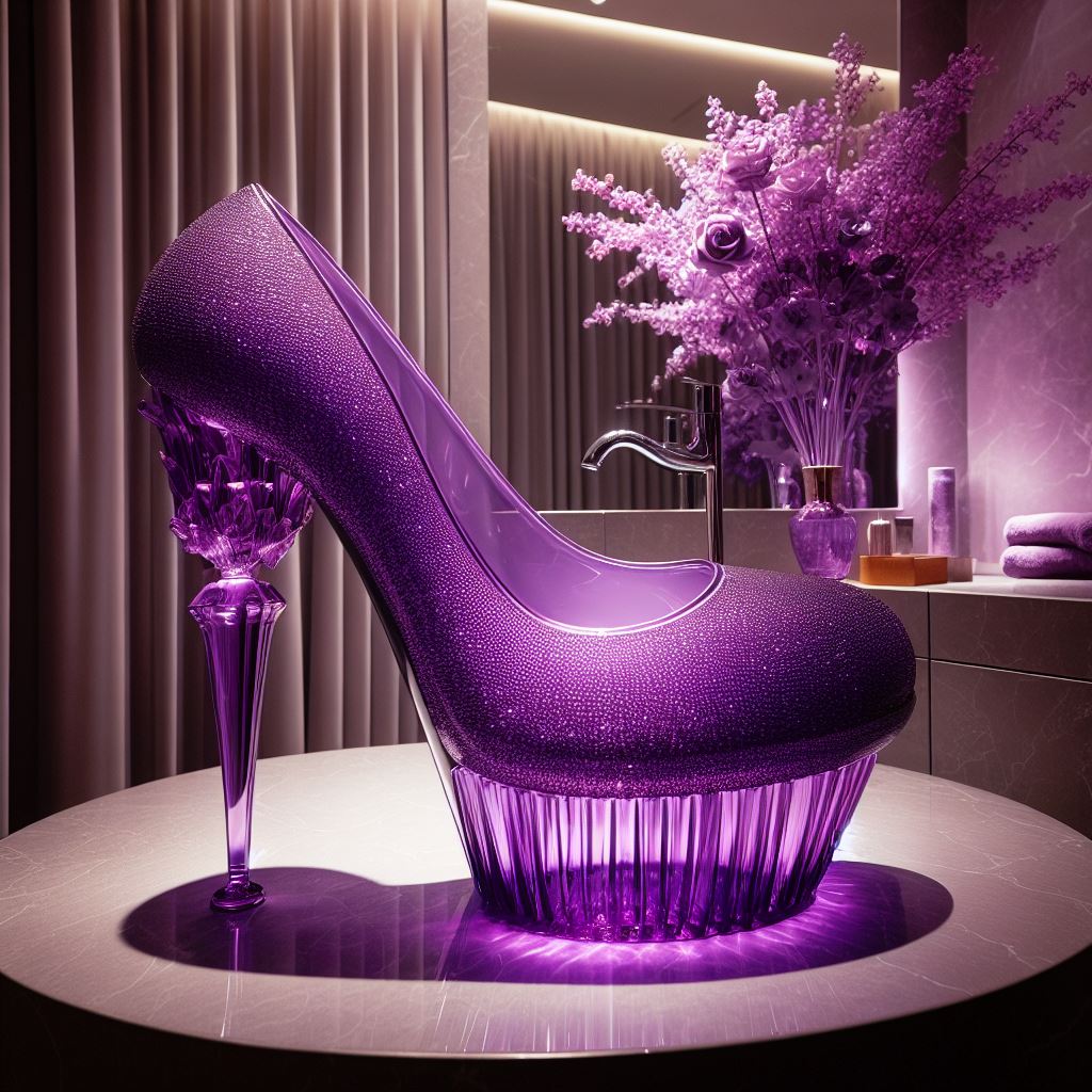 Luxurious Indulgence: The Rise of the High Heel Crystal Bathtub