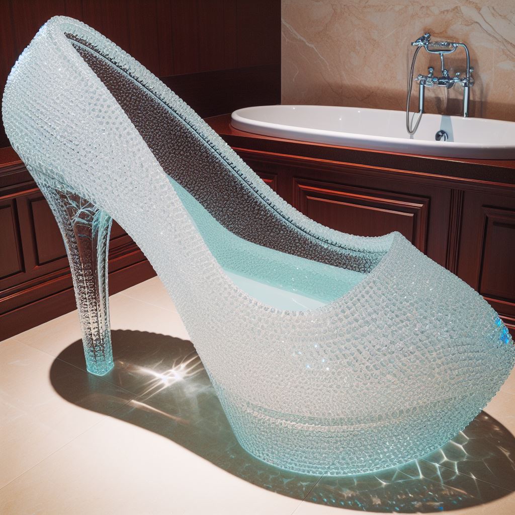 A Touch of Glamour: The High Heel Crystal Bathtub