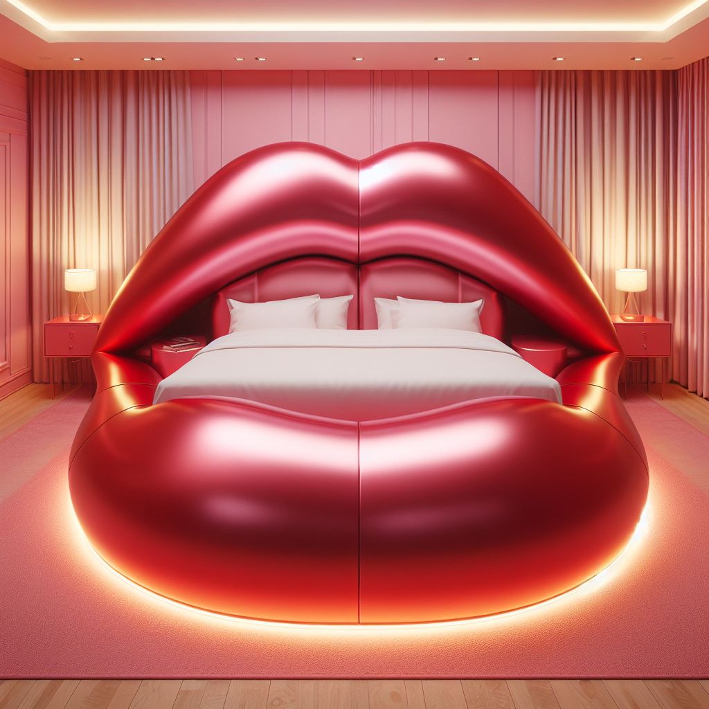 Innovative and Stylish: Incorporating a Lips Shaped Bed in Your Bedroom