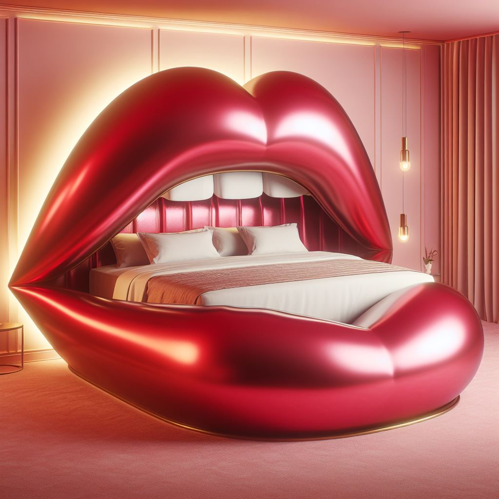 From Quirky to Chic: Decorating with Lips Shaped Bed Furniture