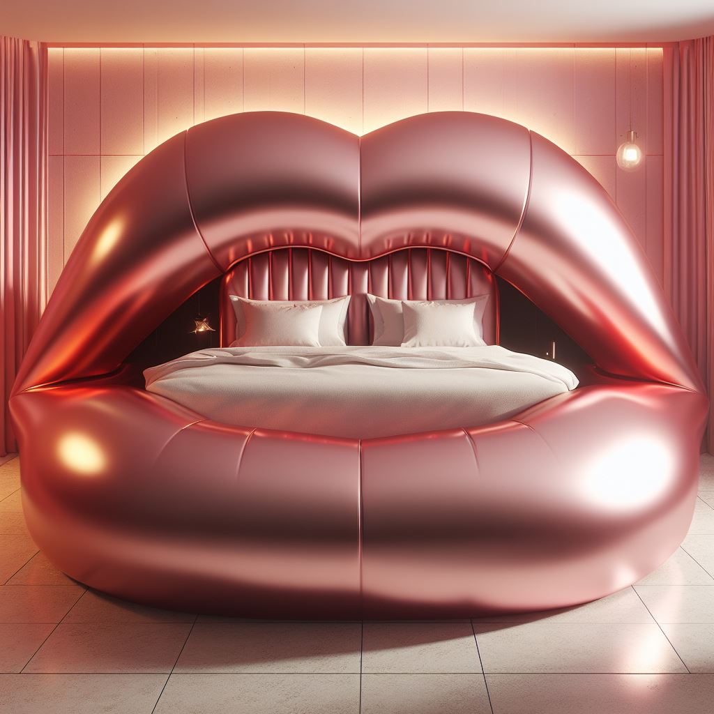 Lips Shaped Beds: A Playful Twist to Your Home Decor