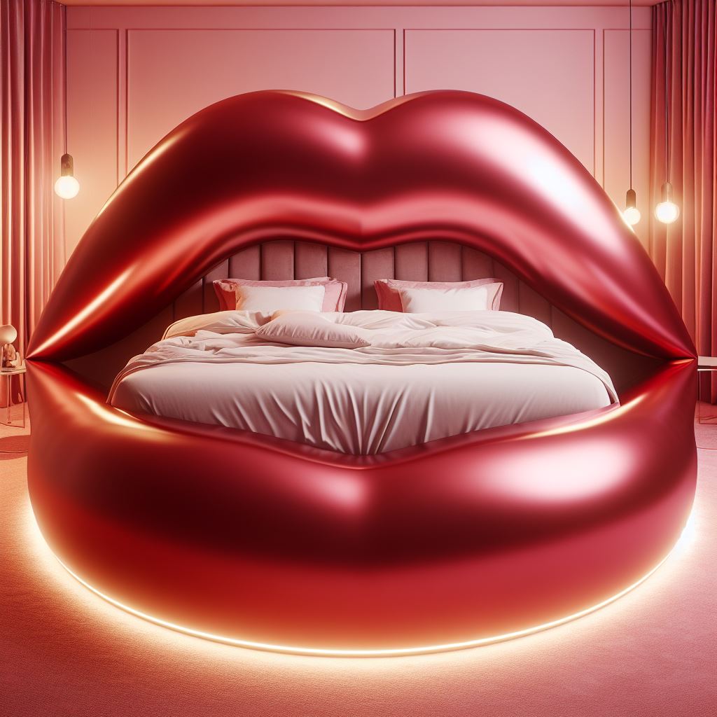 Lip Service: The Allure of Lips Shaped Bed Designs