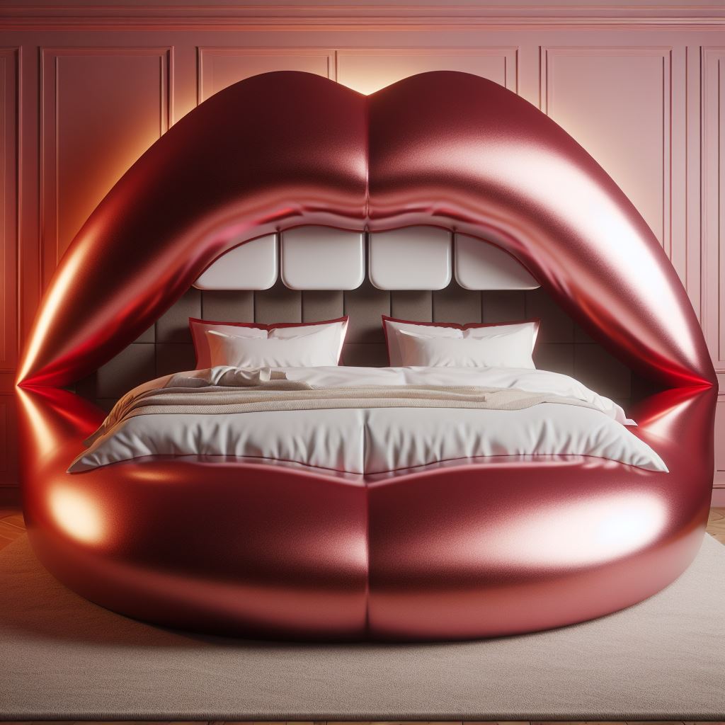 From Pop Art to Modern Elegance: The Versatility of Lips Shaped Bed Styles