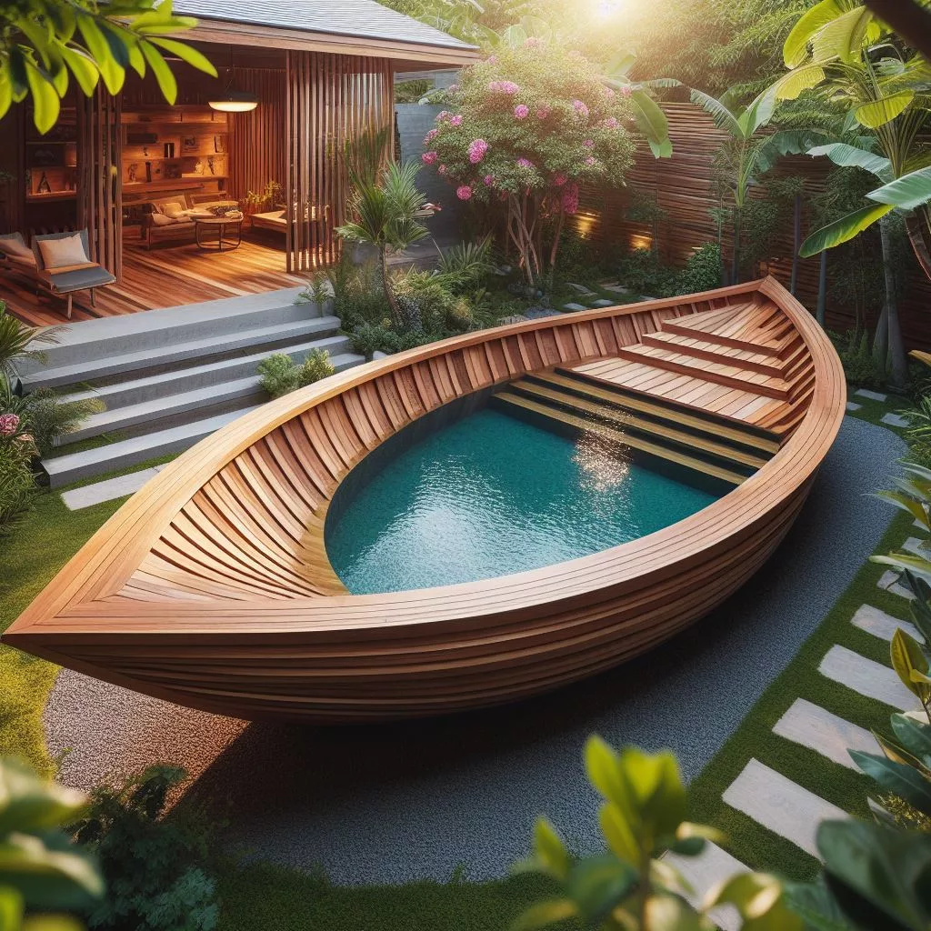 Enhancing Your Landscape with a Longboat Shaped Pool