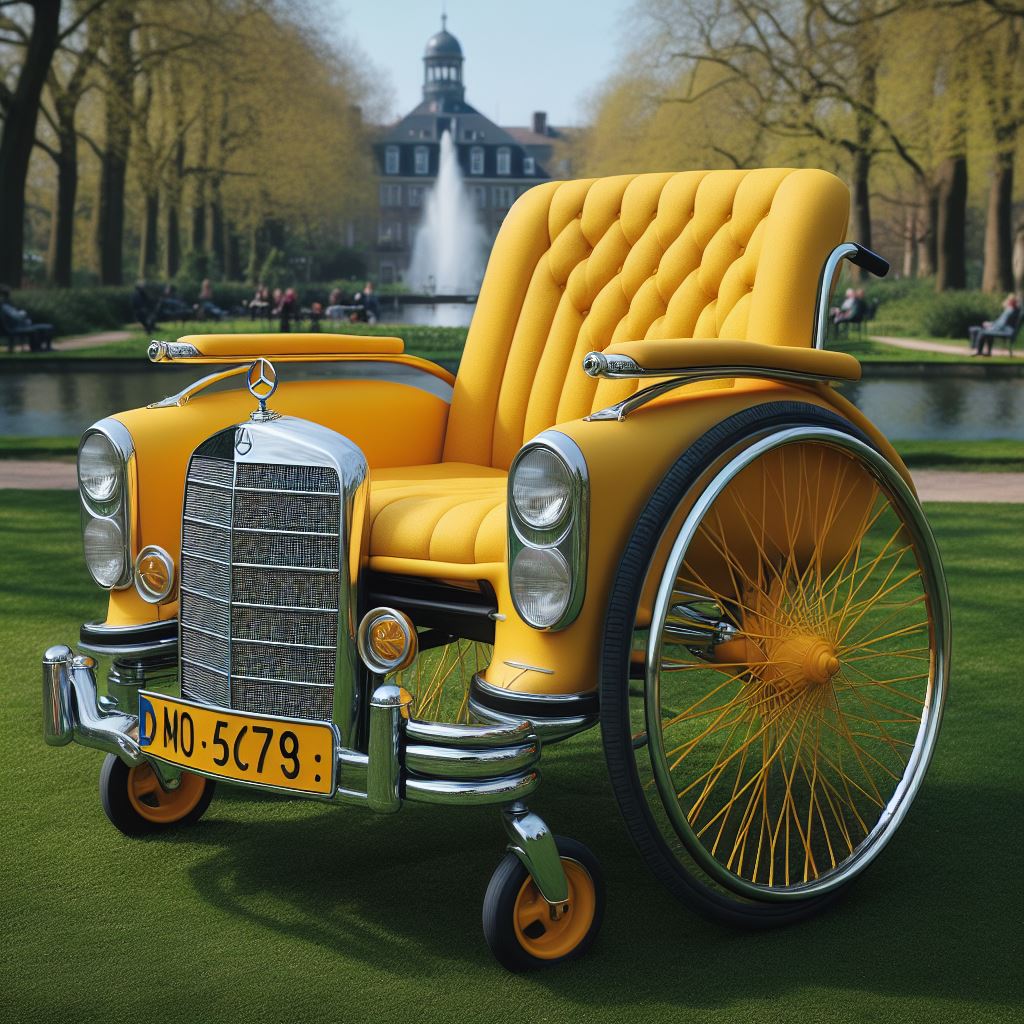 A Statement of Style: The Aesthetics of a Mercedes-Inspired Wheelchair