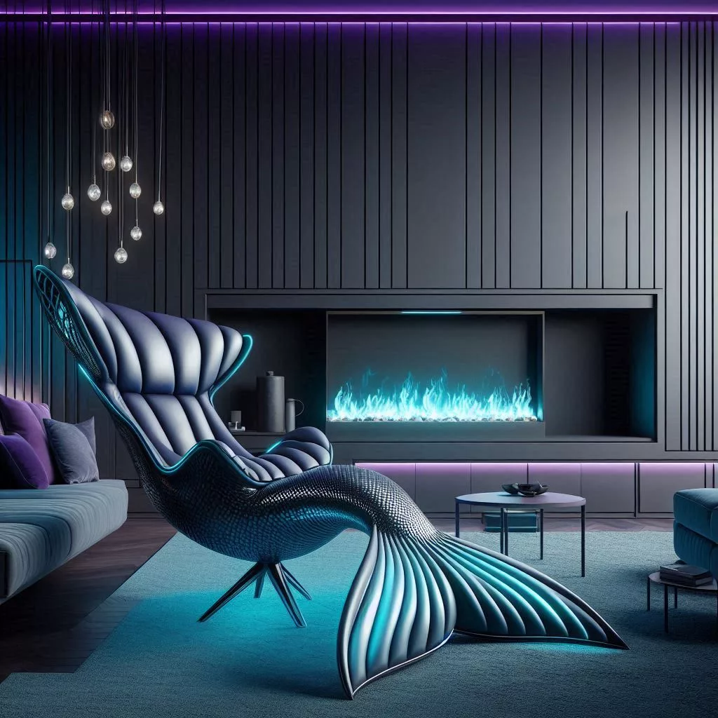 Elevate Your Decor with the Enigmatic Mermaid Tail Sofa