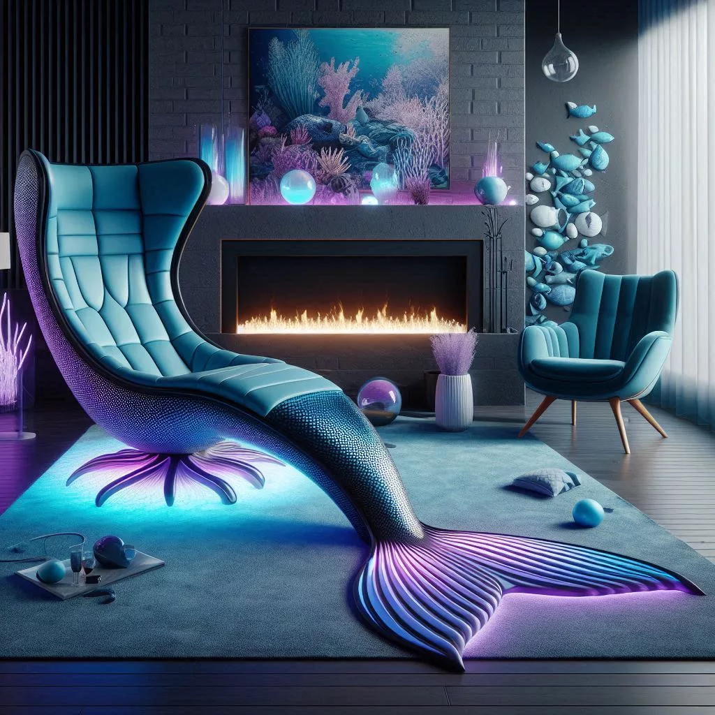 Comfort Unparalleled: Immerse in the Grace of a Mermaid Tail Sofa