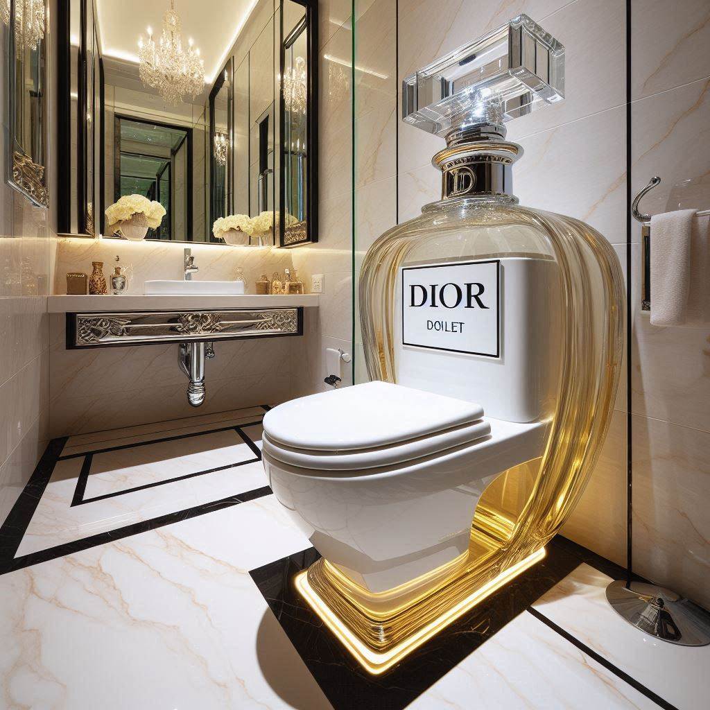 Innovative Designs: Perfume Bottle Inspired Toilets