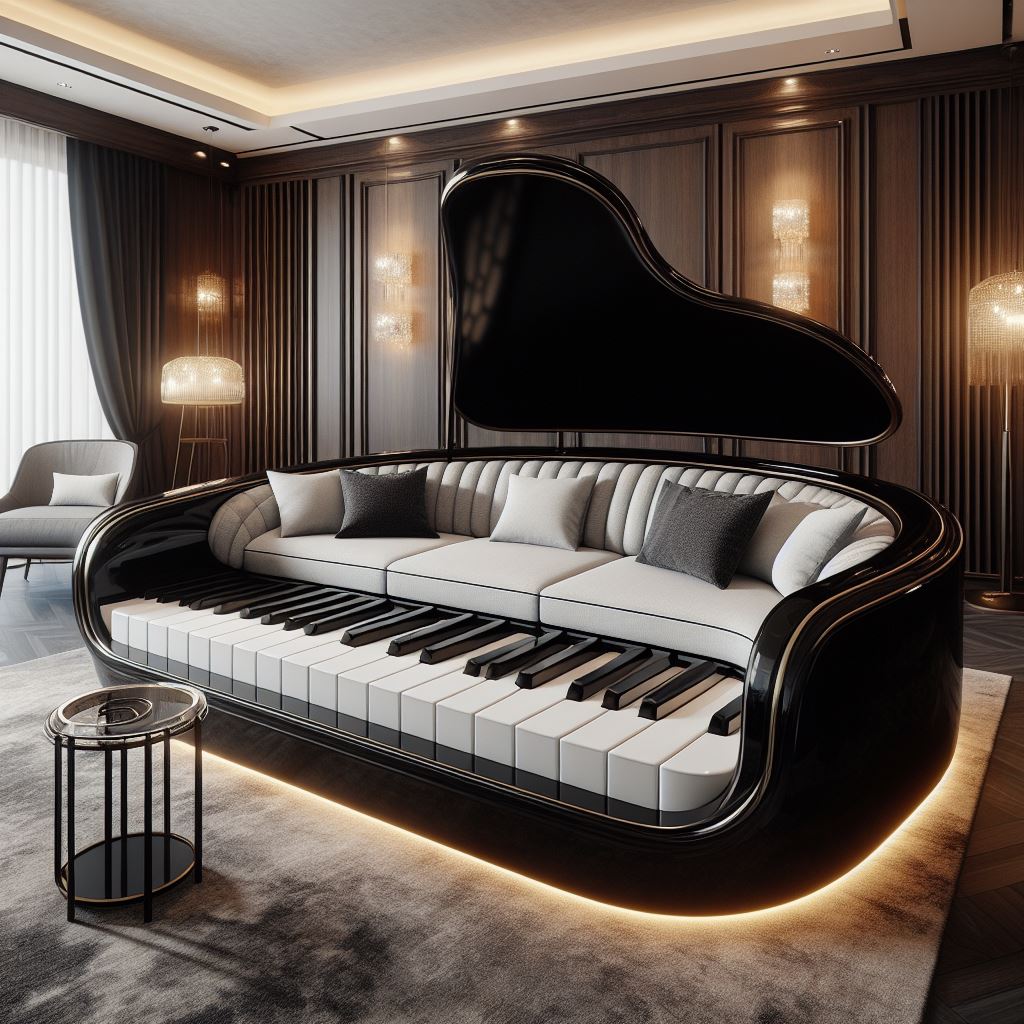 14. A Statement of Style: The Piano-Shaped Sofa in Contemporary Interiors