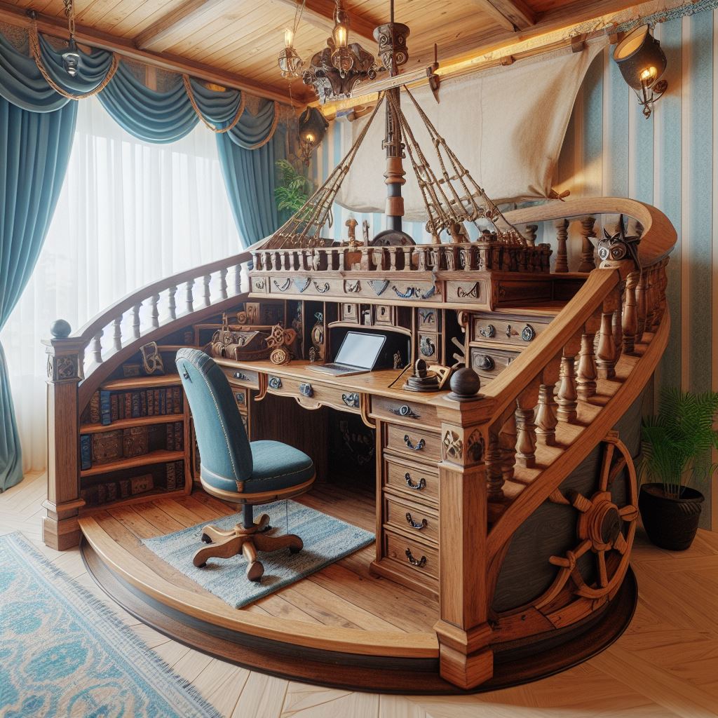 Setting Sail for Inspiration: Pirate Ship Desks in Literature and Film