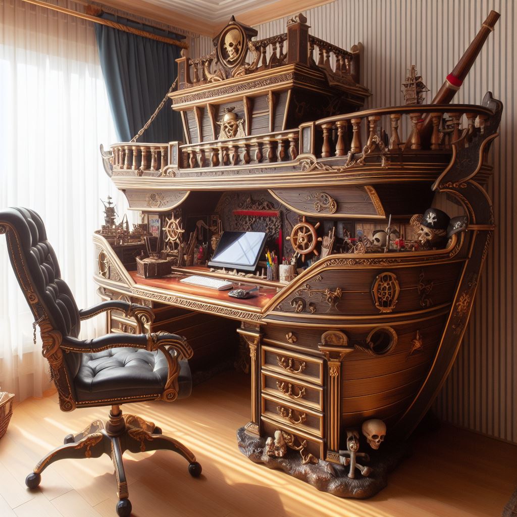 The Allure of the Pirate Ship Desk