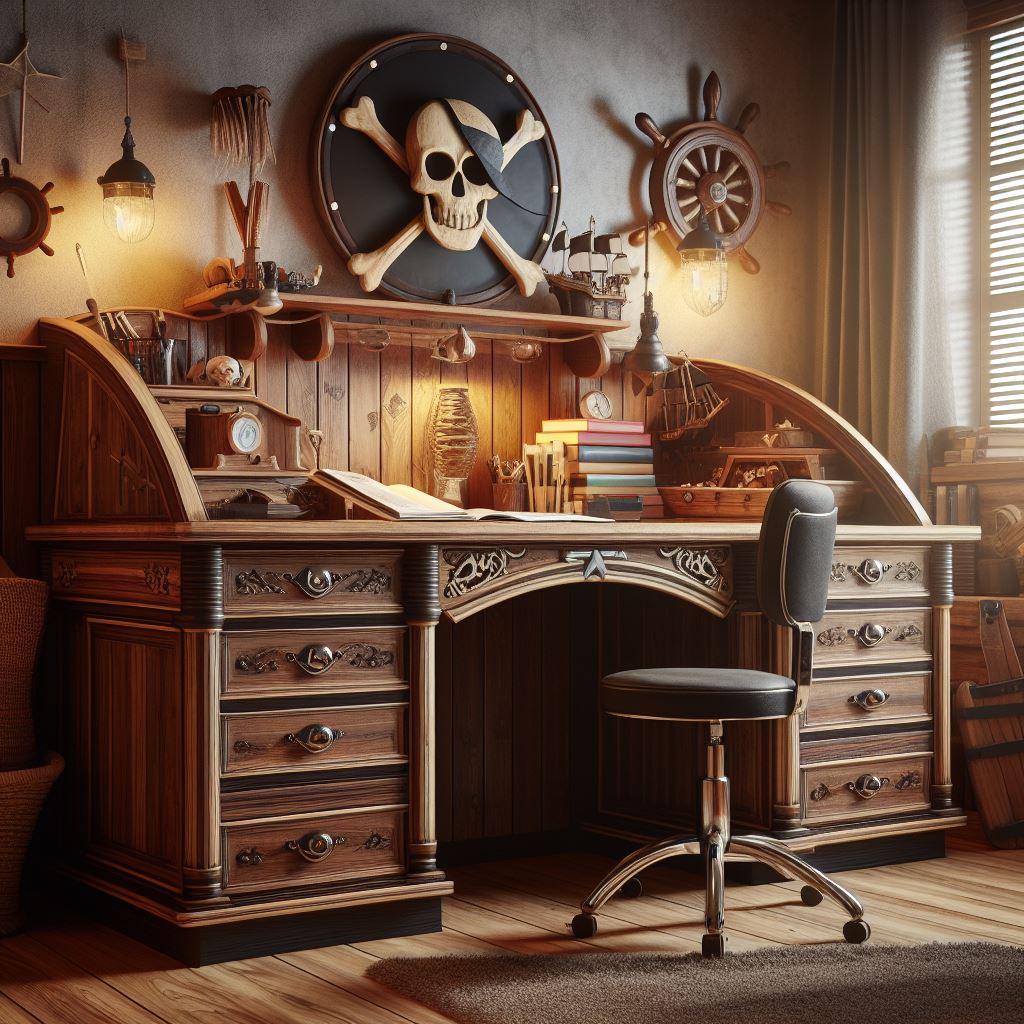 Anchoring Your Style: Decorating with Pirate Ship Desks