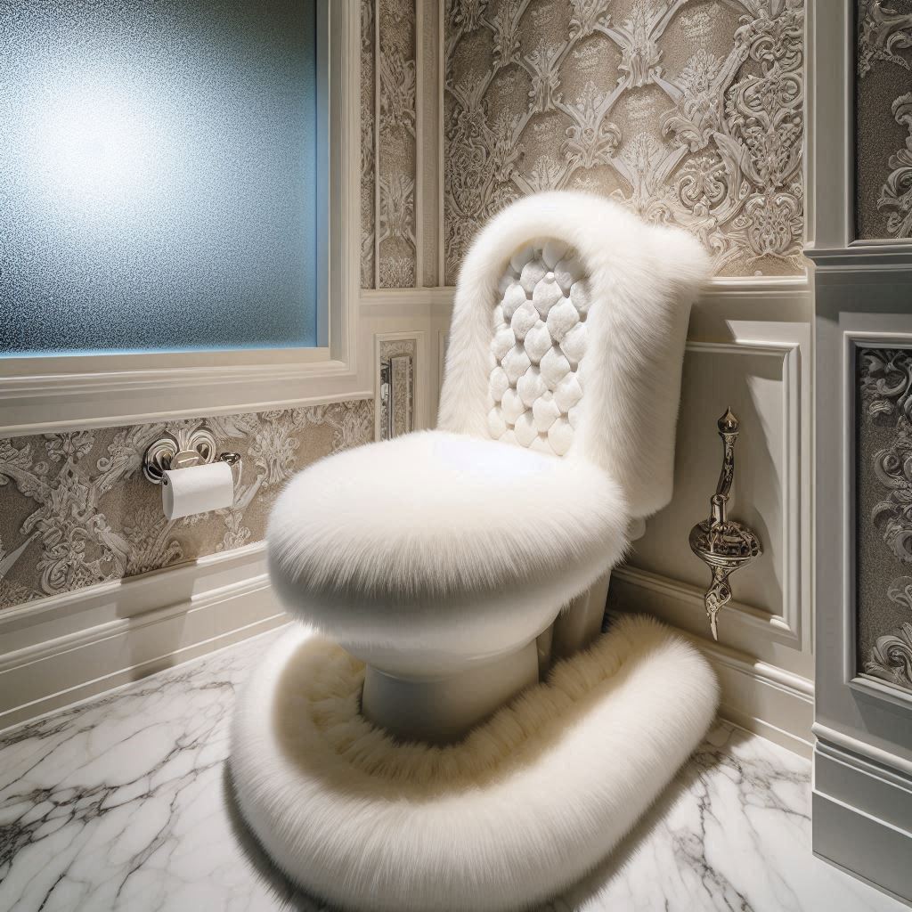 Redefining Bathroom Aesthetics: The Appeal of Plush Carpet Toilets