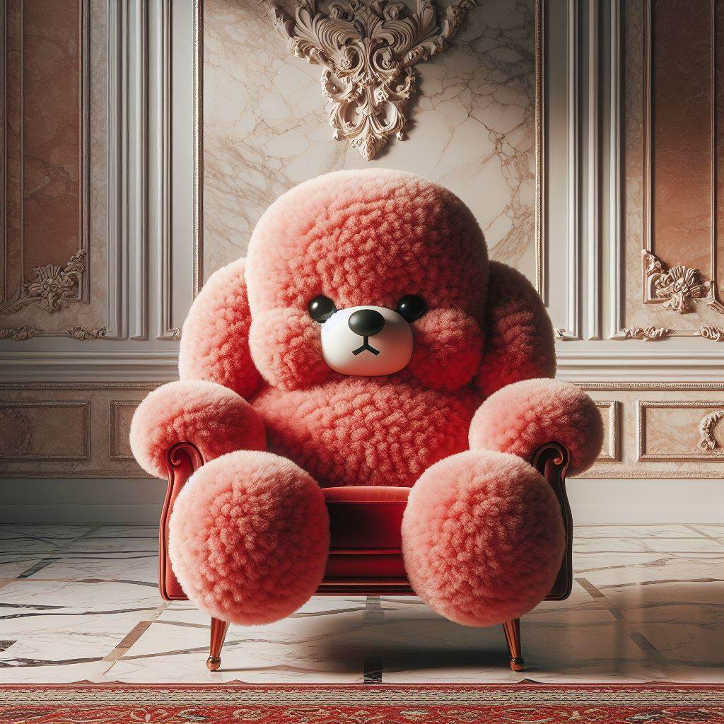 The Poodle-Shaped Fur Chair: A New Frontier in Comfort and Style