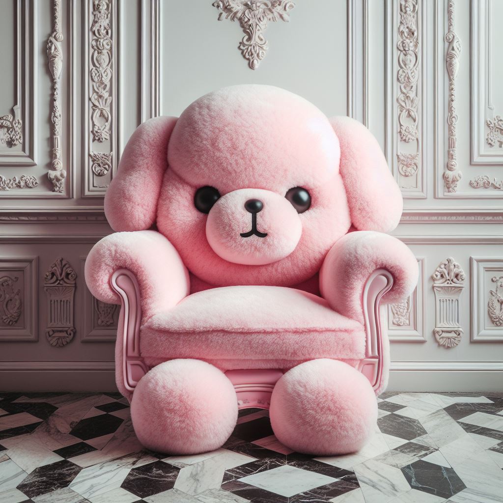 Indulge in Luxury: Explore Poodle-Shaped Fur Chairs 