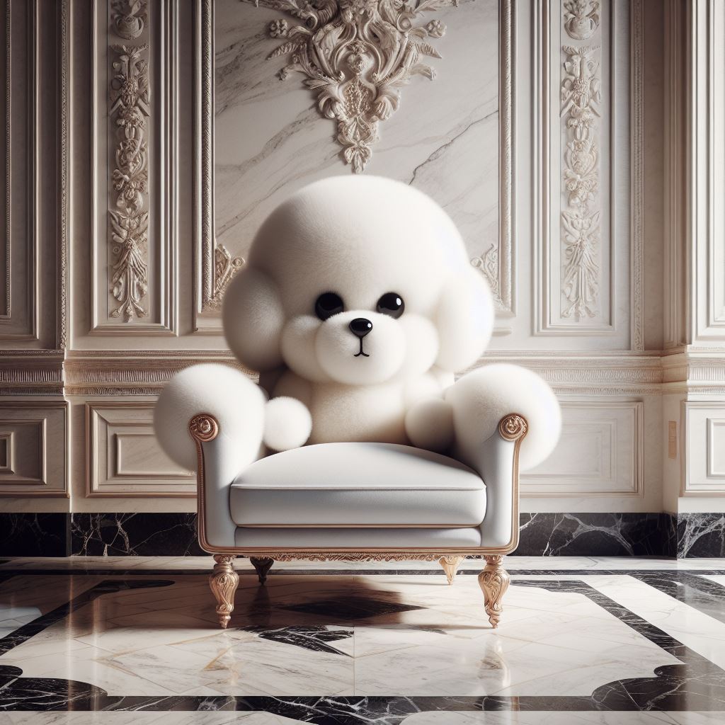 Elevate Your Interiors: Poodle-Shaped Fur Chairs as Statement Pieces 