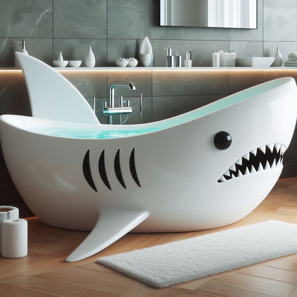 1. Bringing the Ocean Home: Bathtubs for Sea Animal Lovers