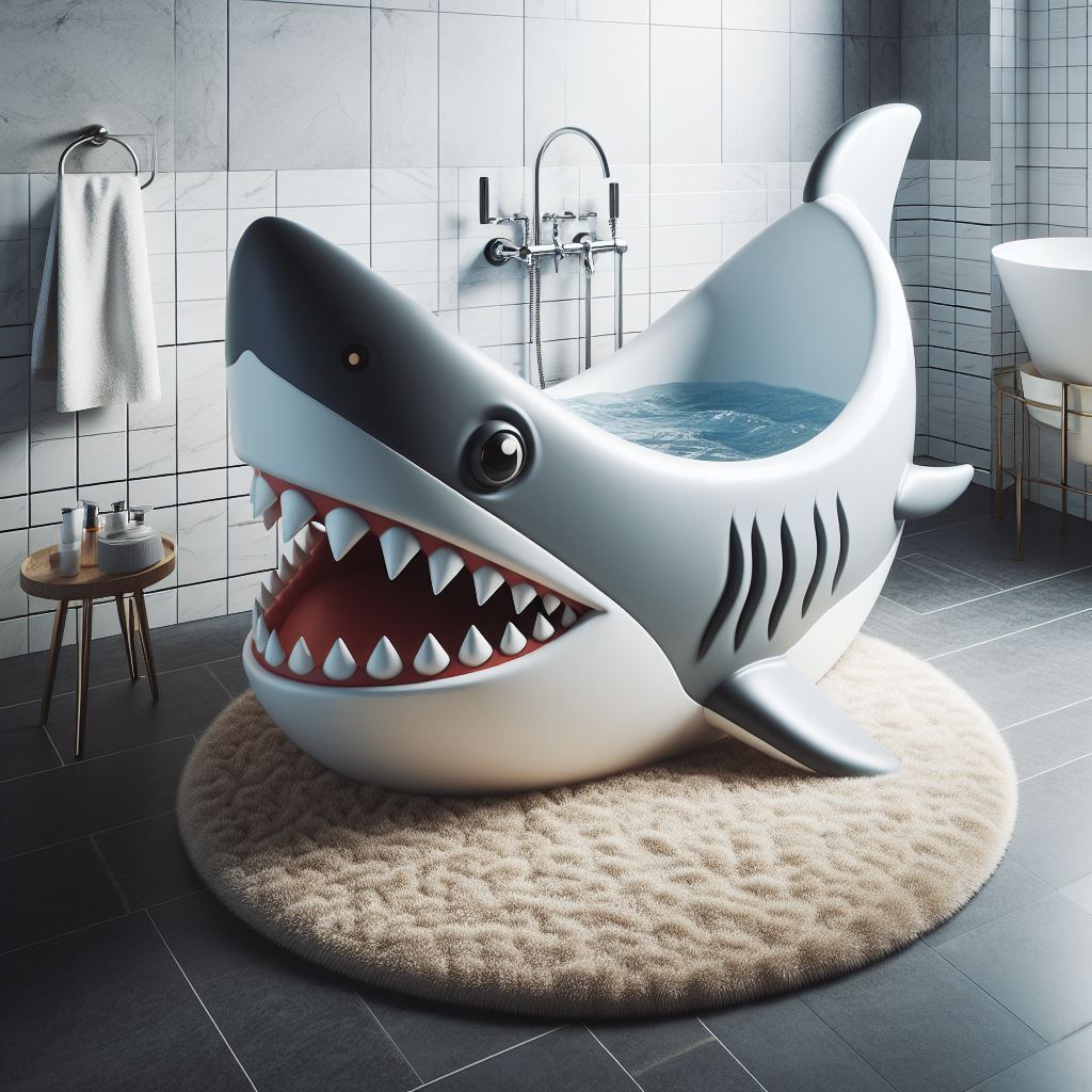 9. Surprising Styles: Unique Sea Animal Bathtubs that Break the Mold