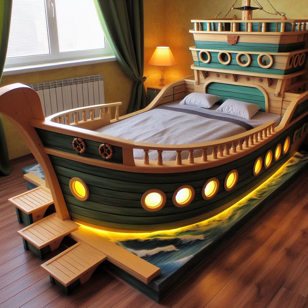 Drift Off into Tranquility: The Allure of Ship-Shaped Beds