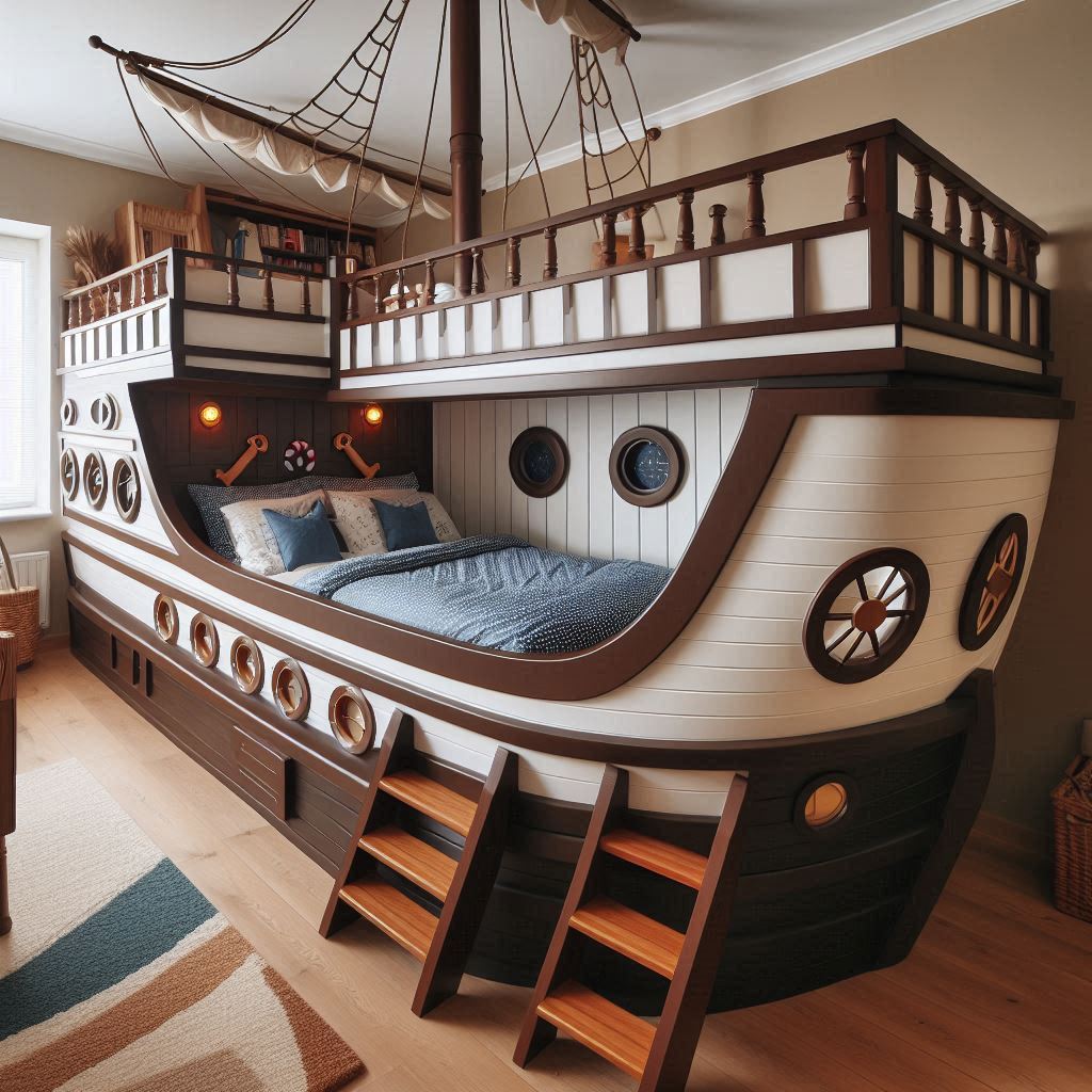 Drift Off into Tranquility: The Allure of Ship-Shaped Beds