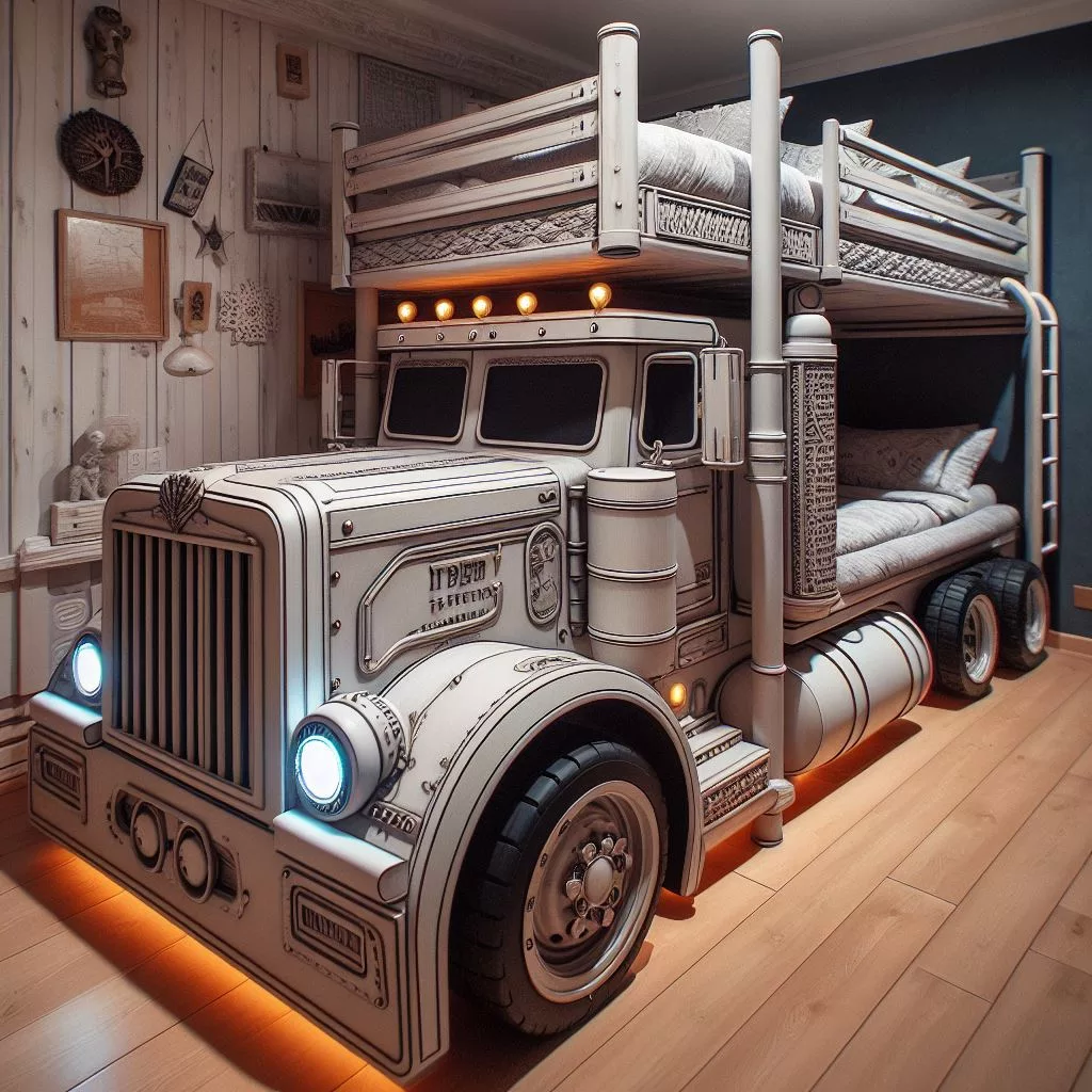 Sleep Tight, Little Driver: How Truck-Shaped Bunk Beds Can Enhance Your Child's Sleep