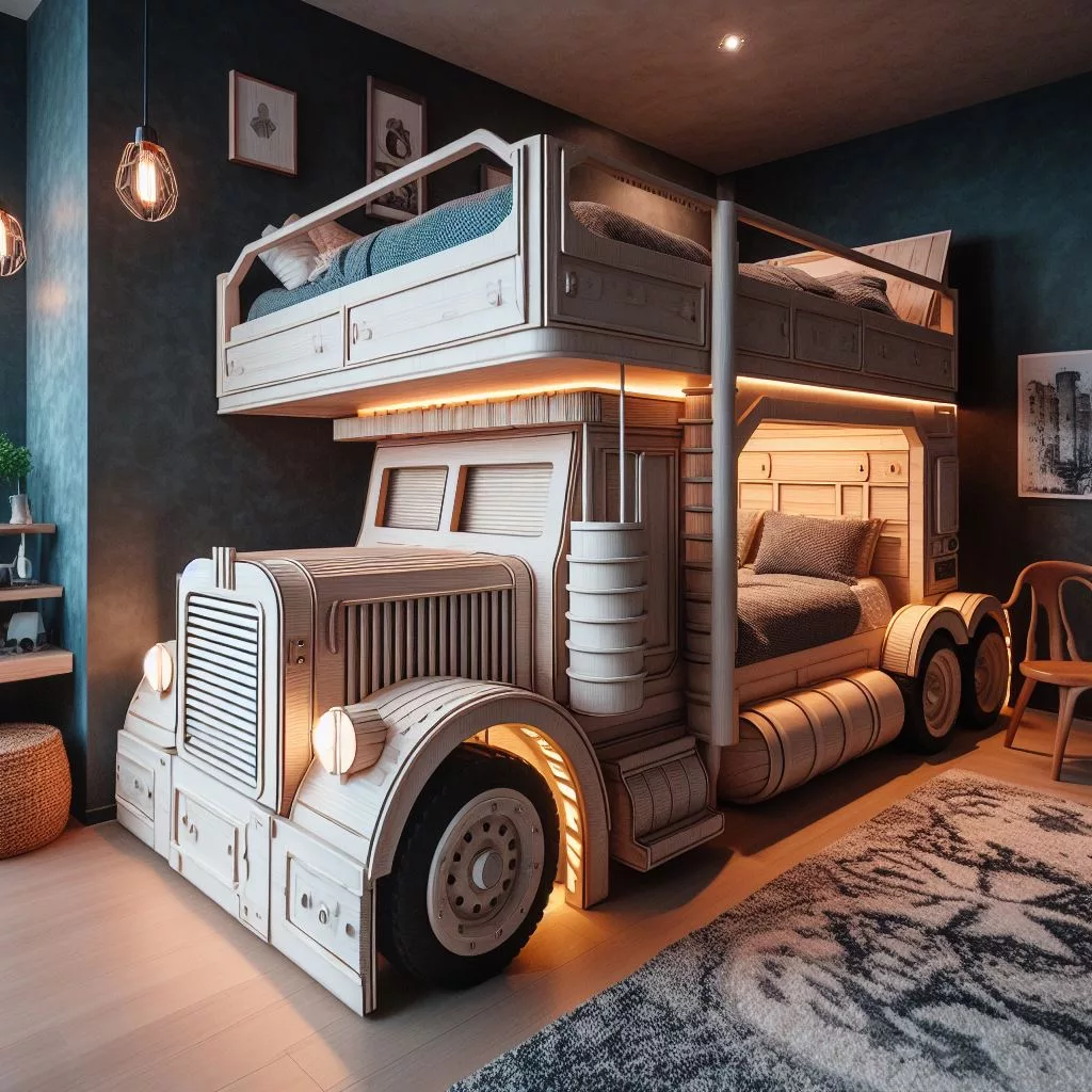 Drive Your Dream: Choosing the Right Truck-Shaped Bunk Bed for Your Child