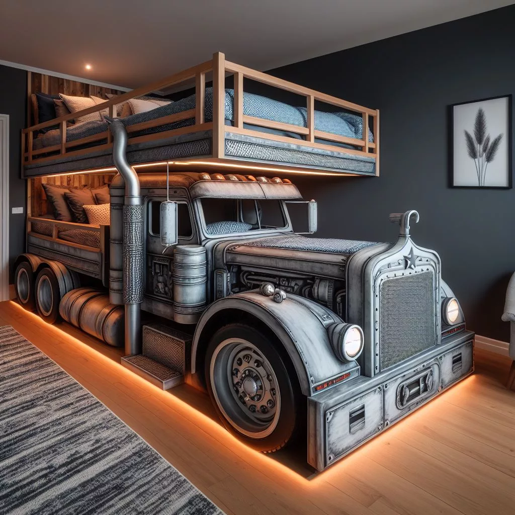 From Toy Trucks to Real Trucks: How Truck-Shaped Bunk Beds Inspire Imagination