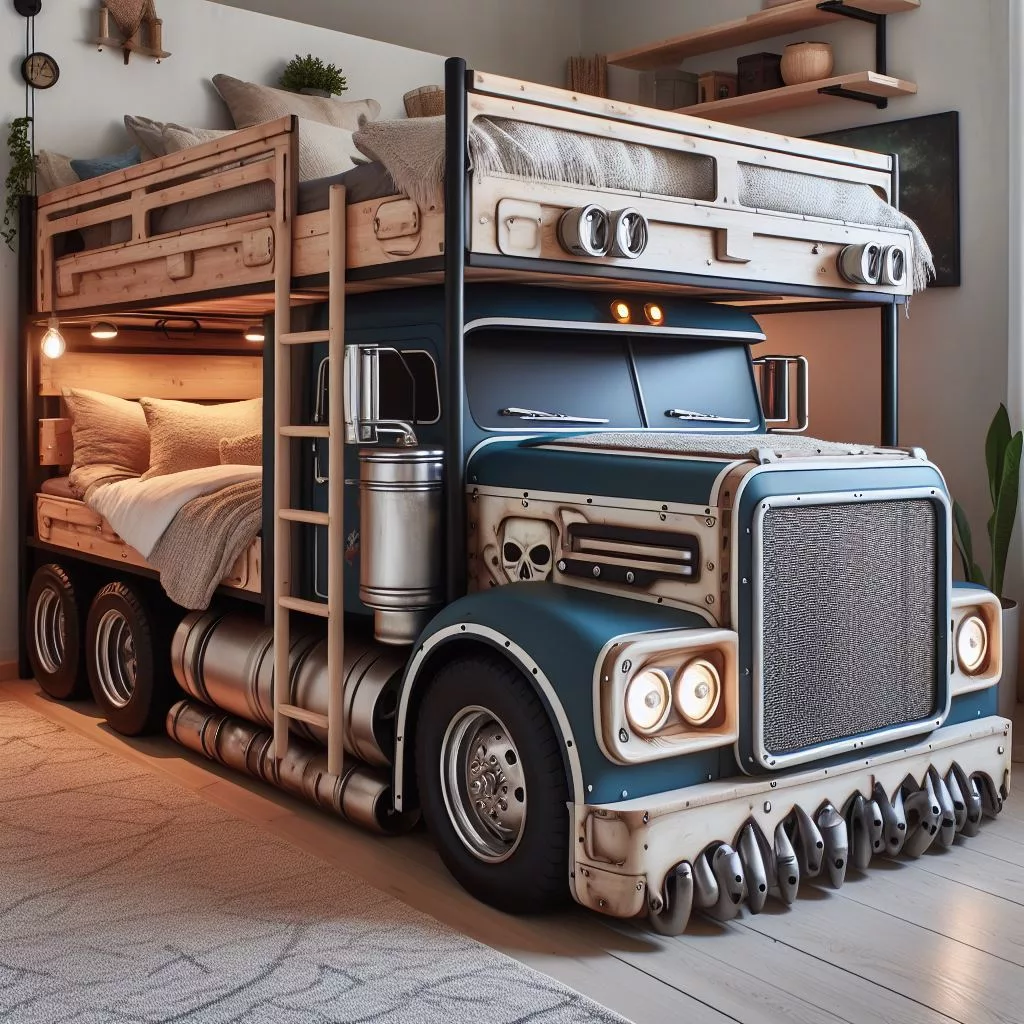 Driving Dreams: Why Truck-Shaped Bunk Beds are the Perfect Choice for Kids